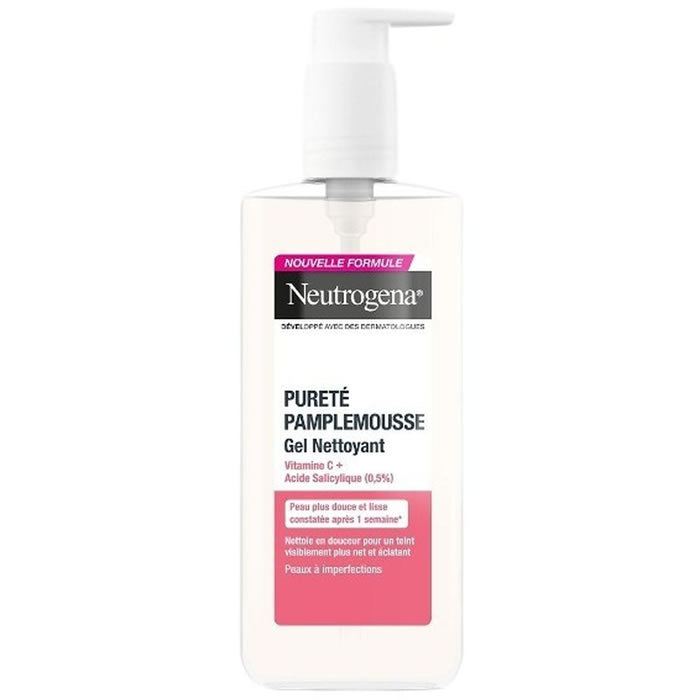 NEUTROGENA
Gel nettoyant à la vitamine C et à l'acide salicylique: 200 ml