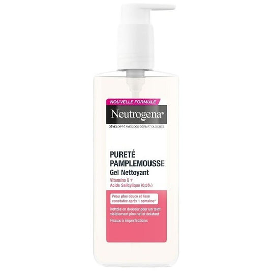 NEUTROGENA
Gel nettoyant à la vitamine C et à l'acide salicylique: 200 ml