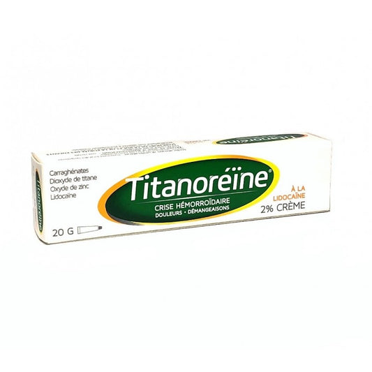 Titanoréïne Lidocaïne Crème - 20 g
