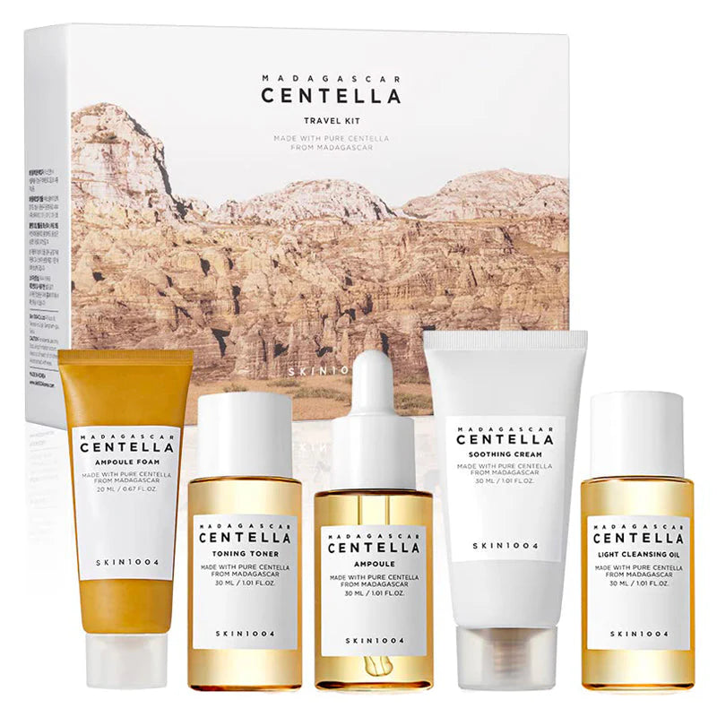 SKIN1004 Madagascar Centella Kit de voyage, ensemble de 5 pièces
