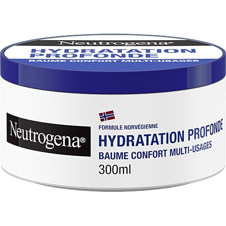 Neutrogena Baume Corps, Mains, Visage 72H Hydratation Profonde 300ml