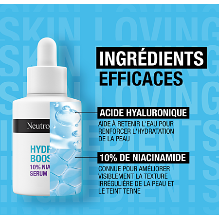 Neutrogena Hydro Boost Acide Hyaluronique Sérum 10% Niacinamide 30ml