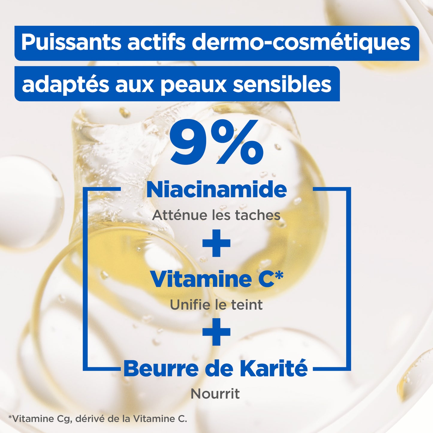 MIXA La Crème Niacinamide Correction Eclat - Visage, Corps, Mains 400ML
