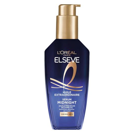 Elseve Huile Extraordinaire Soin Midnight Sérum enrichi en huile précieuse de Camélia