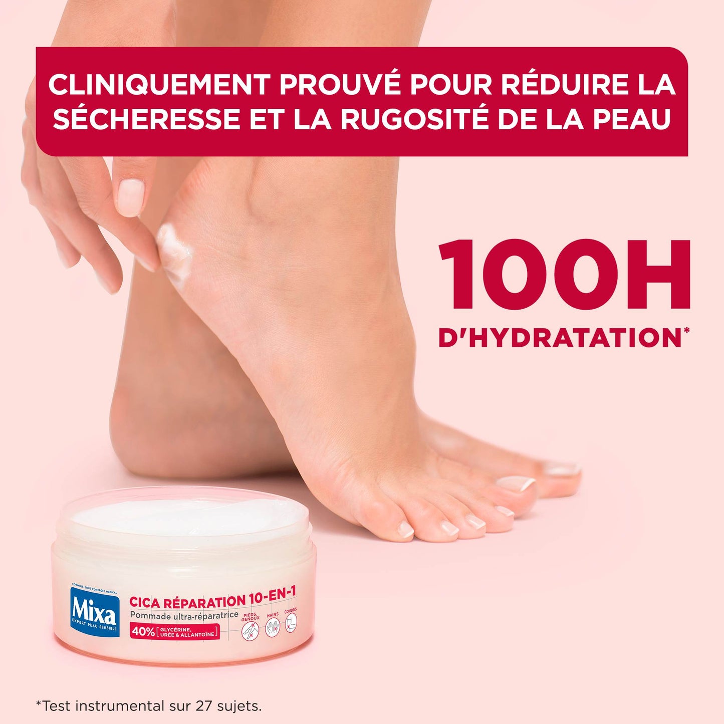 MIXA Pommade Ultra-Réparatrice Cica Réparation 10-en-1 150ml