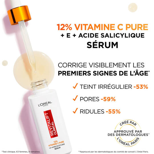 L’Oréal Paris Revitalift Clinical – Sérum 12 % Vitamine C Pure 30ML