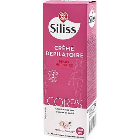 créme dépilatoire peaux normales corp siliss - marque repère 200ml