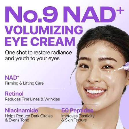 numbuzin nad+ retinol volumetox eye cream 10ml