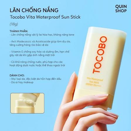 tocobo vita waterproof sun stick spf50+ pa++++