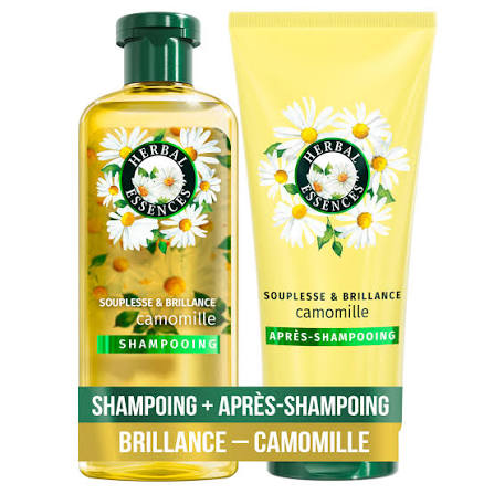 herbal essences shampoing et aprés shampoing camomille