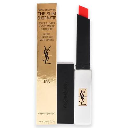 ysl rouge pur couture the slim sheer matte 103
