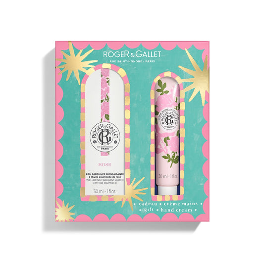 ROGER & GALLET Coffret Crème Mains + Eau parfumée 30 ml Rose