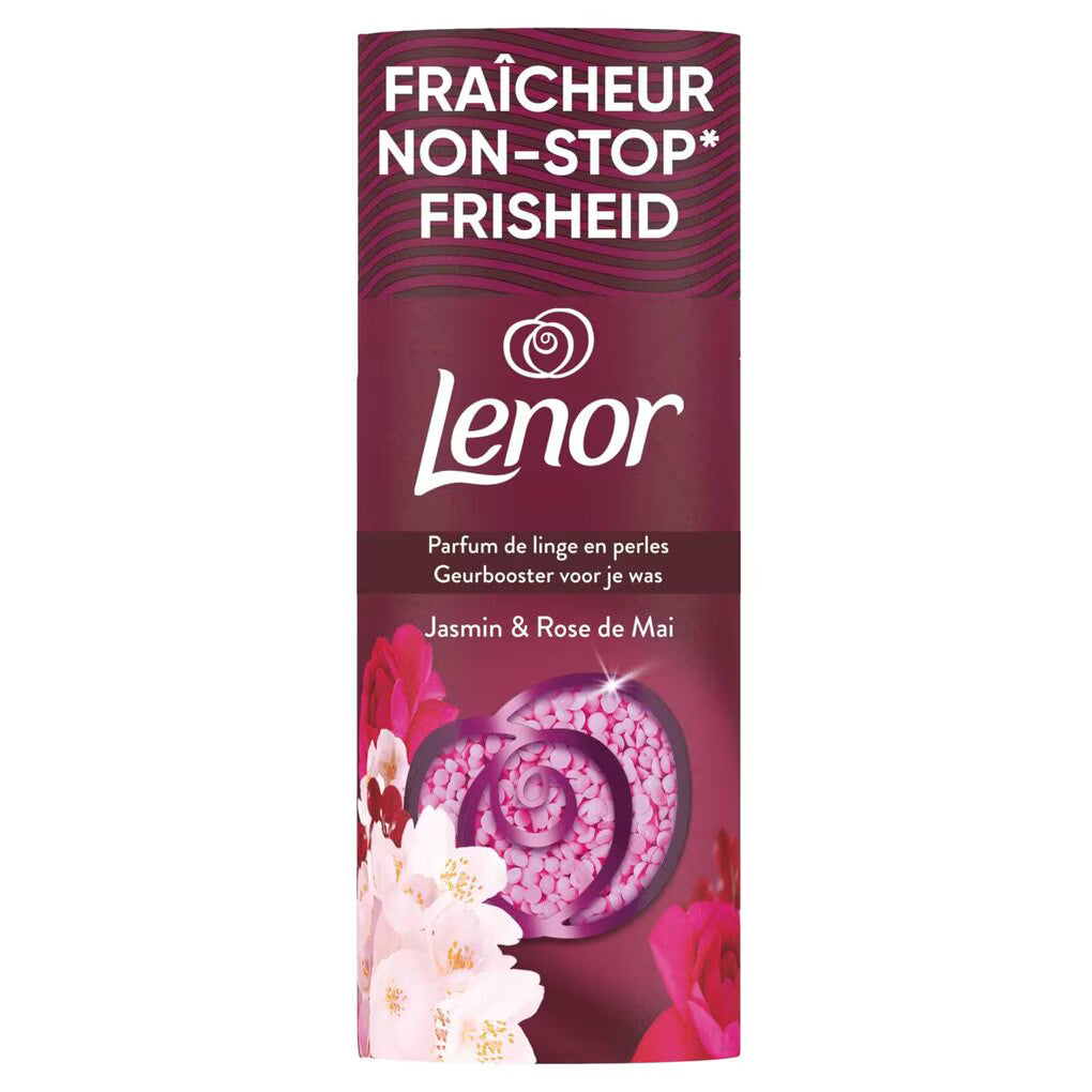 lenor parfum de linge en perles jasmin et rose de mai