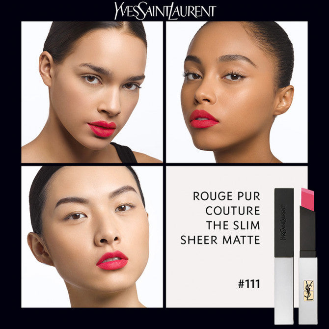 ysl rouge pur couture the slim sheer matte 111