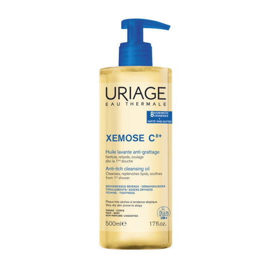 uriage xemose c8+ huile lavante anti grattage 1l